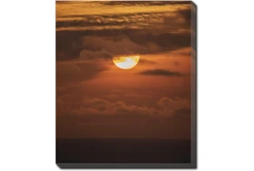 20X24 Sky Sunset With Gallery Wrap Canvas