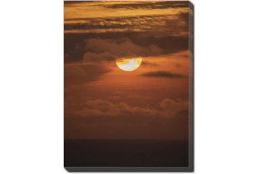 30X40 Sky Sunset With Gallery Wrap Canvas