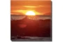24X24 Ocean Sunset With Gallery Wrap Canvas - Signature
