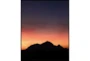 42X52 Mountain Sunset With Black Frame - Signature
