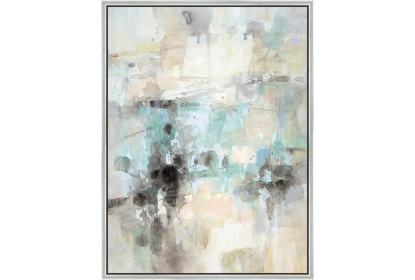 32X42 Abstract Bright Day Coming With Silver Frame - 360