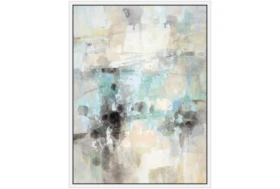 32X42 Abstract Bright Day Coming With White Frame