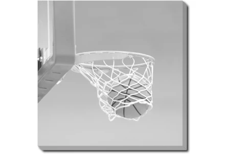 45X45 He Shoots - He Scores 3 With Gallery Wrap Canvas