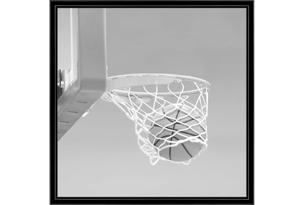 26X26 He Shoots - He Scores 3 With Black Frame 