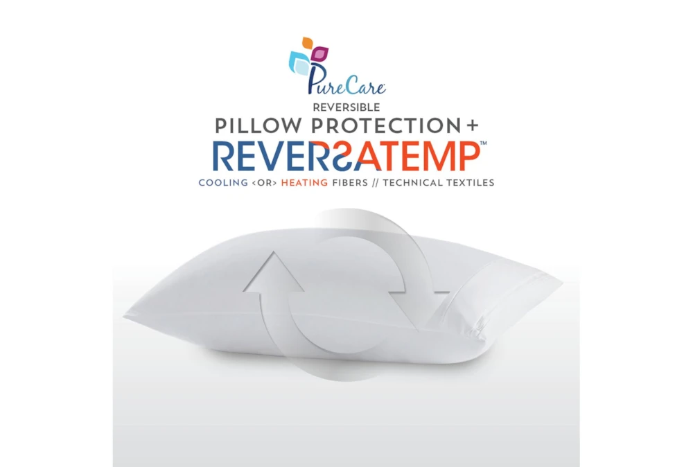 Pure Care Reversatemp Queen Pillow Protector