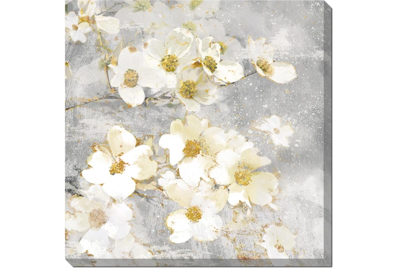36X36 Floral Frenzy With Gallery Wrap Canvas - 360