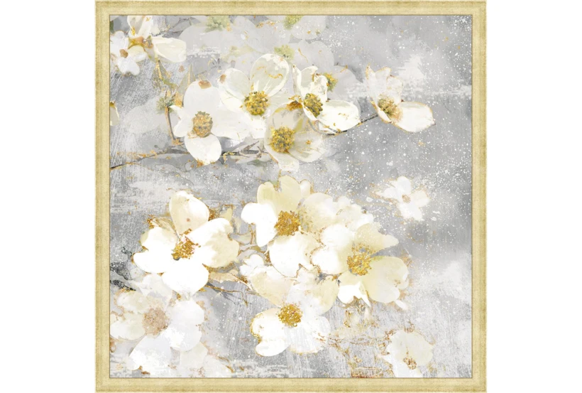 26X26 Floral Frenzy With Bronze Gold Frame - 360