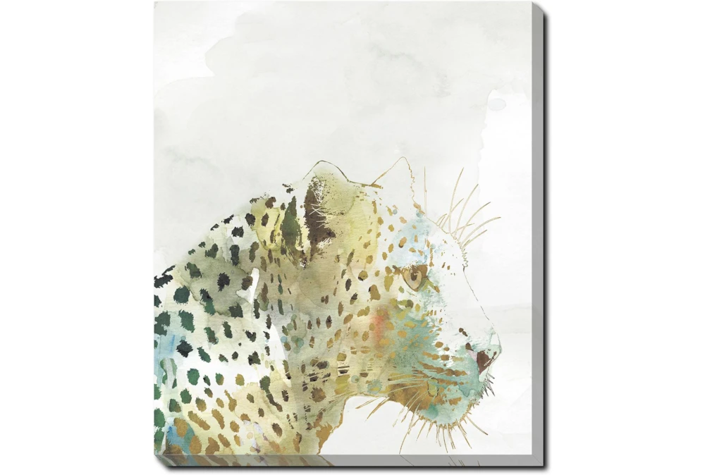 20X24 Jungle Friends Leopard With Gallery Wrap Canvas