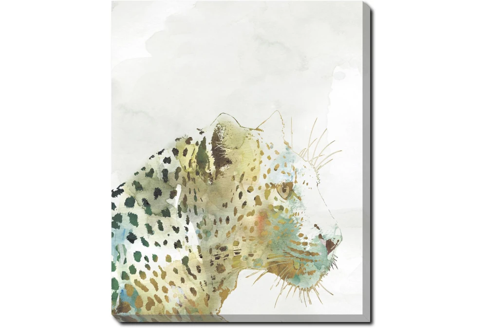 40X50 Jungle Friends Leopard With Gallery Wrap Canvas