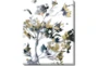40X50 Golden Flowers With Gallery Wrap Canvas - Signature