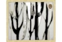 26X22 Desert Trees With Bronze Gold Frame - Signature