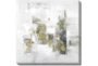 24X24 Abstract Golden Touch With Gallery Wrap Canvas - Signature