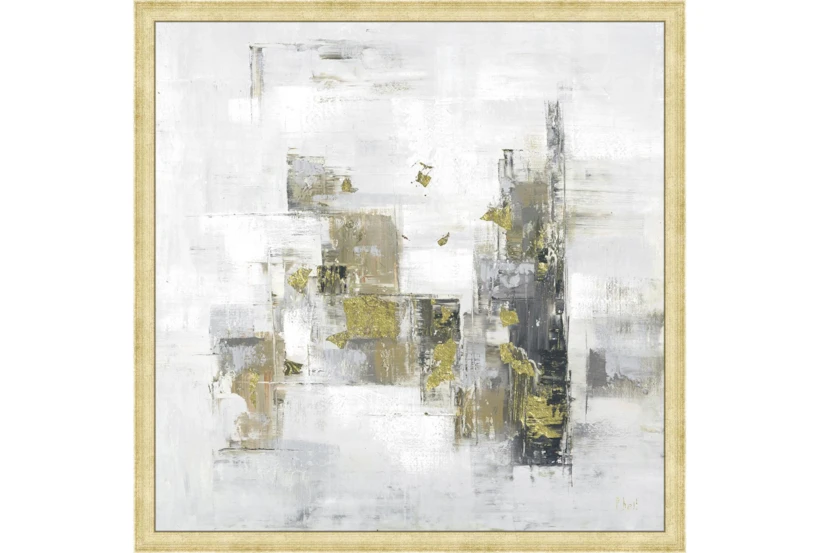 26X26 Abstract Golden Touch With Bronze Gold Frame - 360