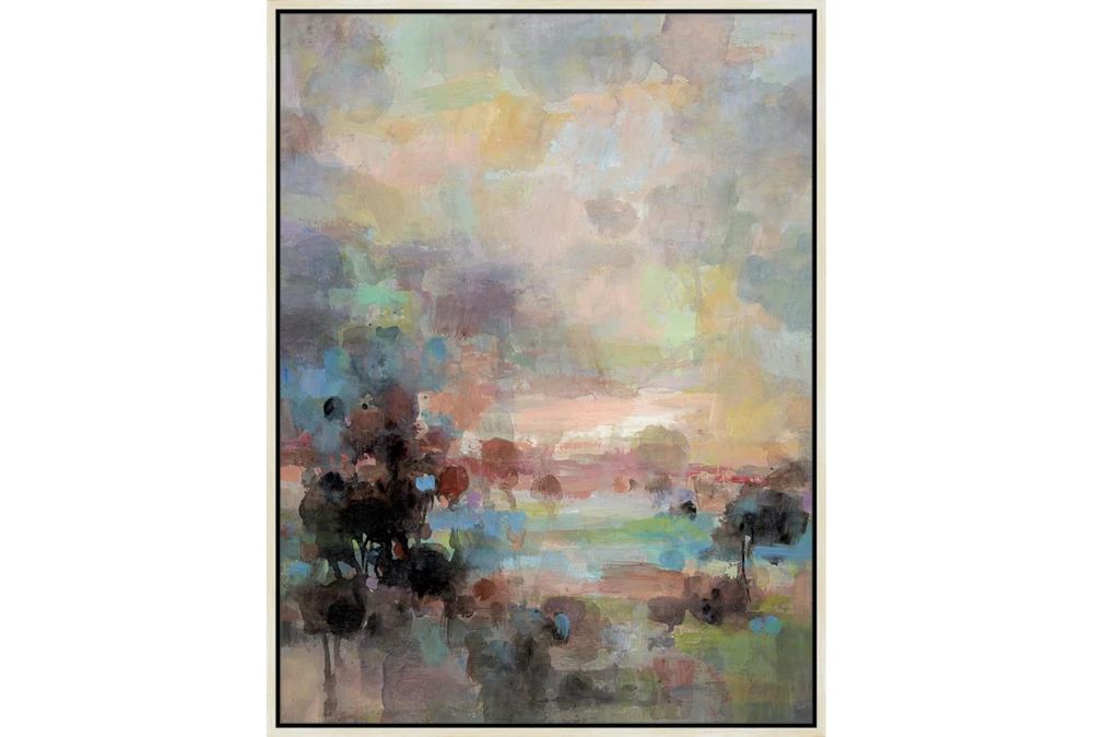 32X42 Colors Of Dusk Ii With Birch Frame 