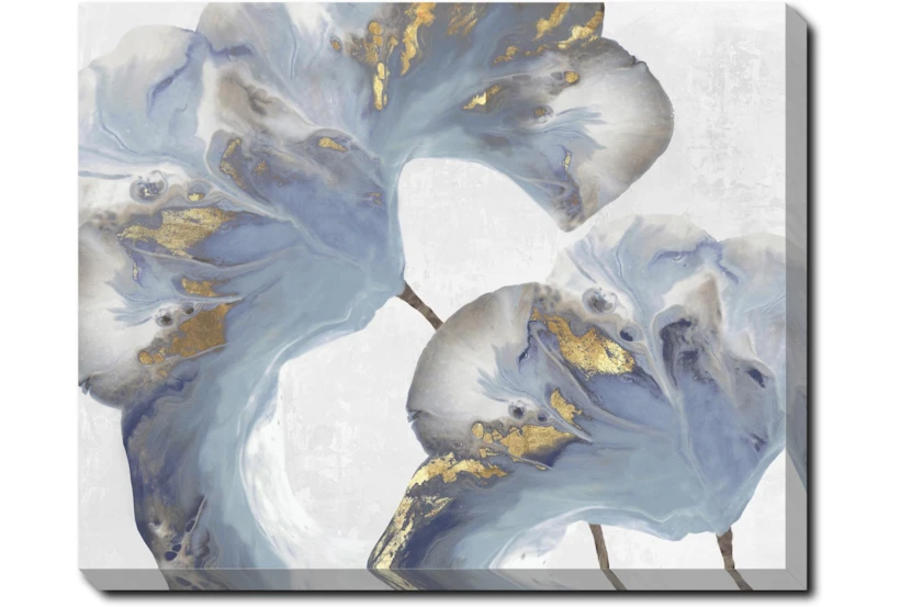 50X40 Flowing Floral I With Gallery Wrap Canvas - 360