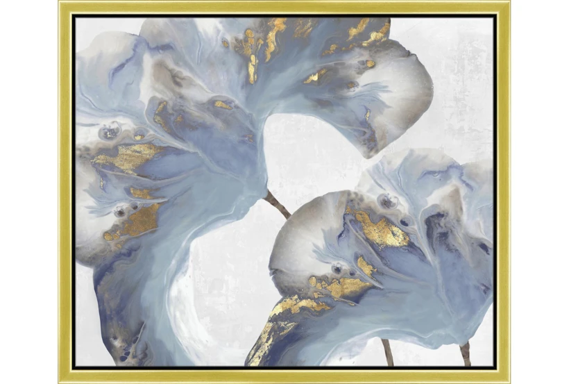 26X22 Flowing Floral I With Gold Frame  - 360