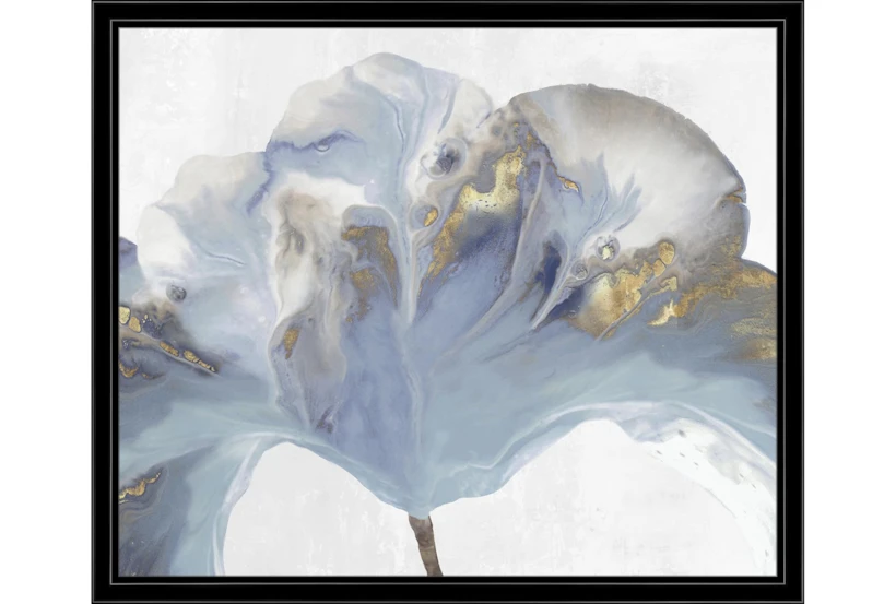 26X22 Flowing Floral II With Black Frame  - 360
