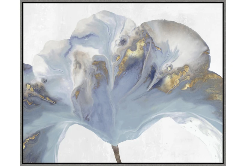 52X42 Flowing Floral II With Grey Frame  - 360