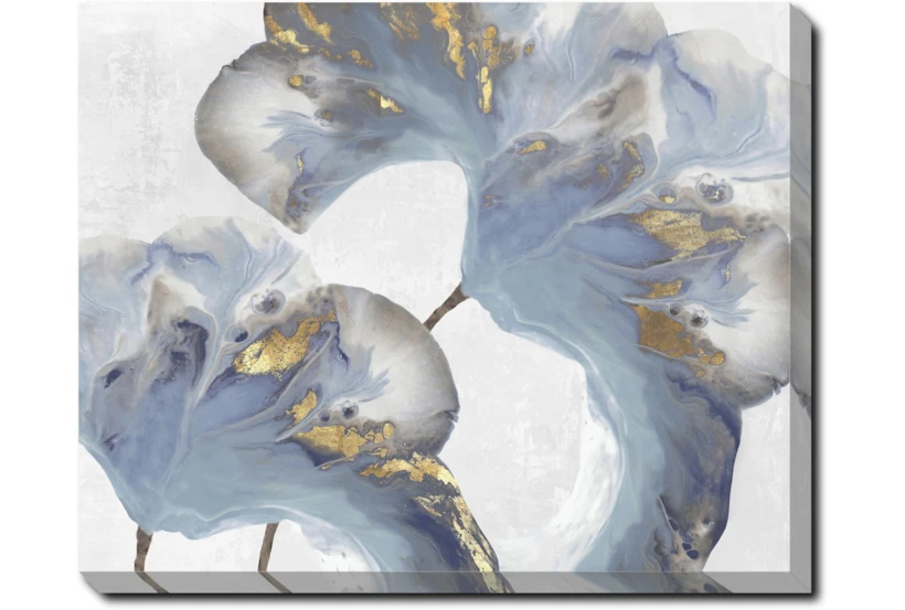 50X40 Flowing Floral III With Gallery Wrap Canvas - 360
