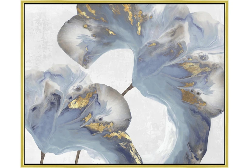 52X42 Flowing Floral III With Gold Frame  - 360