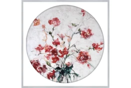 47X47 Floral Lens 2 With Silver Frame