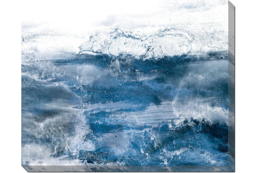 40X50 Abstract Ocean's Breath With Gallery Wrap Canvas - 360