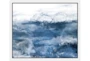 22X26 Abstract Ocean'S Breath With White Frame  - Signature