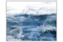 42X52 Abstract Ocean'S Breath With White Frame  - Signature