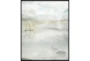 42X52 Solitary Sailing Watercolor With Black Frame  - Signature