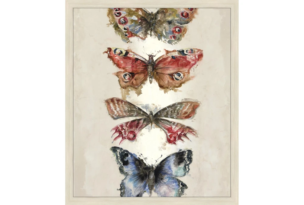 22X26 Butterflies With Birch Frame 