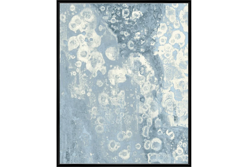 42X52 Blue Scalloped With Black Frame 