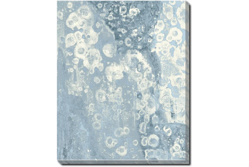 42X52 Blue Scalloped With Silver Frame  - 360