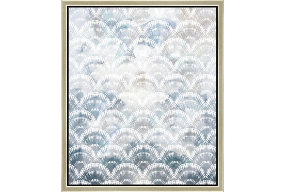 22X26 Soft Scallop With Champagne Frame