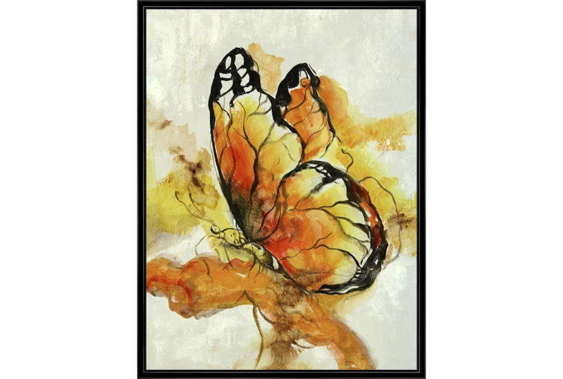 32X42 The Monarch With Black Frame  - 360