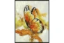 42X52 The Monarch With Black Frame  - Signature