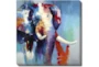24X24 The Mighty Elephant With Gallery Wrap Canvas - Signature