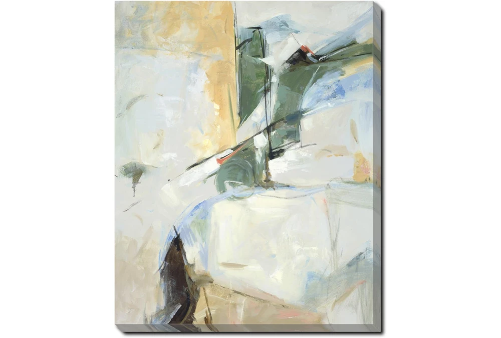 40X50 Abstract View Into The Valley With Gallery Wrap Canvas