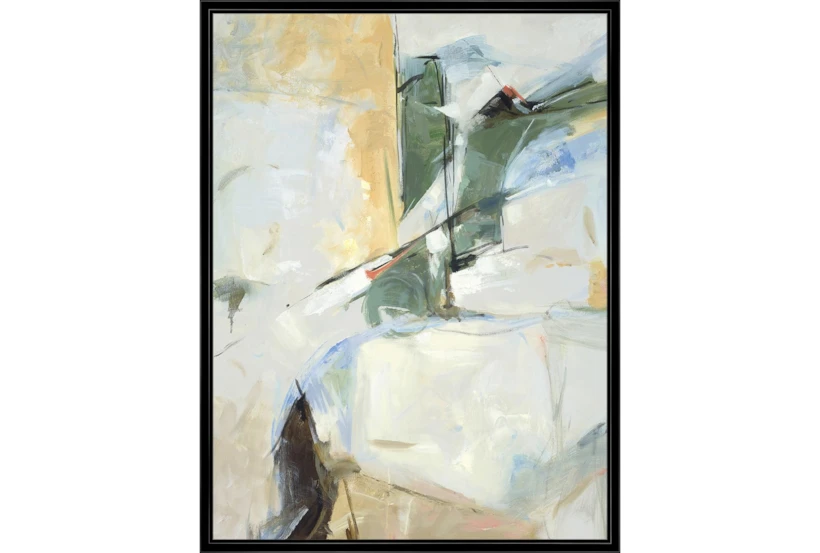 32X42 Abstract View Into The Valley With Black Frame | Living Spaces