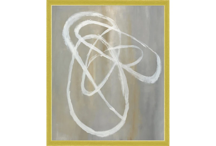 22X26 Abstract Swish With Gold Frame  - 360