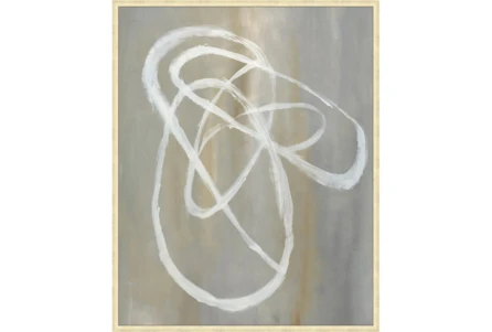 42X52 Abstract Swish With Gold Champagne Frame - Main
