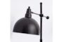 30 Inch Black Metal Dome Adjustable Arm Desk Task Lamp - Detail