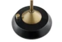 28 Inch Black + Brass Metal Angular Shade Desk Task Lamp - Detail