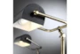 55 Inch Brass + Black Adjustable Banker Task Floor Lamp With Usb - Detail
