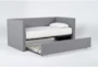Emmerson II Grey Upholstered Twin Daybed With Trundle - Side