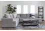 Bonaterra Dove 127" 2 Piece Sectional with Right Arm Facing Sofa - Room