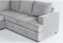 Bonaterra Dove 127" 2 Piece Sectional With Left Arm Facing Sofa - Detail