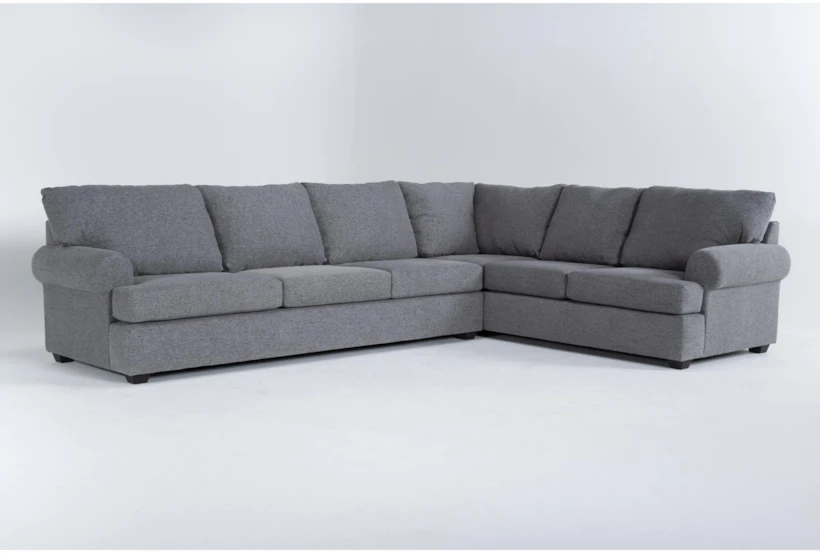 Hampstead Graphite 139" 2 Piece Sectional with Left Arm Facing Sofa - 360