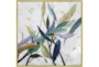 47X47 Multi Color Leaves With Gold Frame  - Signature