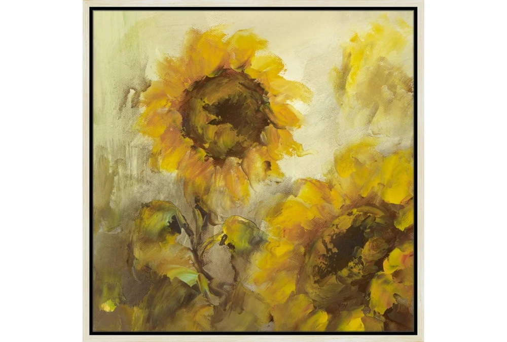 26X26 Sunflowers With Birch Frame 
