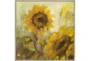 47X47 Sunflowers With Champagne Frame  - Signature